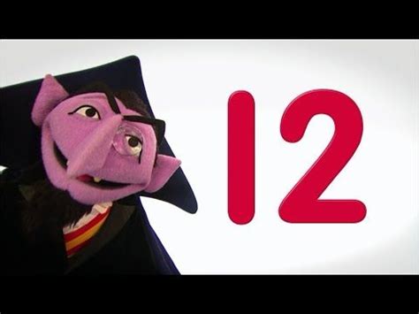 number of the day 12 sesame street